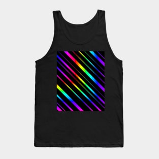 Rainbow stripes Tank Top